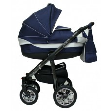 Универсальная коляска Androx Stella  2 в 1 – Navy - Silver